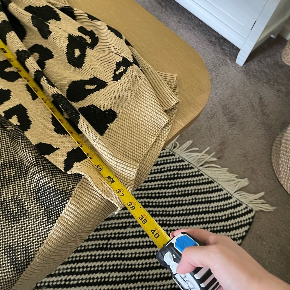 Leopard Print| Long Line, Open Front Knit Cardiga… - image 6